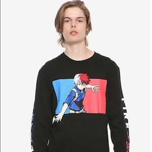 Hot Topic, my hero academia, Todoroki long sleeve